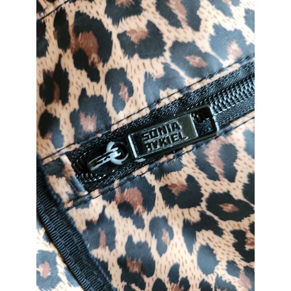 Computer bag in leopard printed nylon Sonia Rykiel - Picture 6 of 8